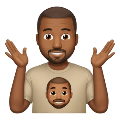 kanye west bear man sticker