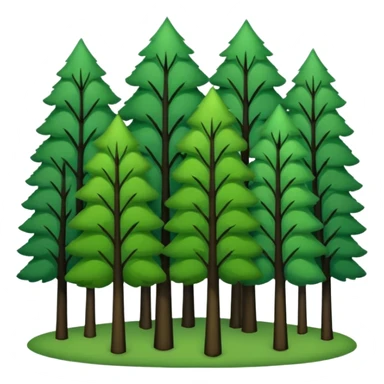 In our hometown, there’s plenty of trees sticker