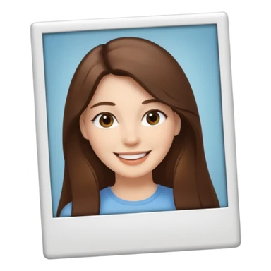 polaroid frame sticker