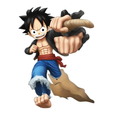 Luffy en gear5 sticker