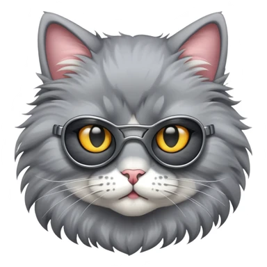 cat with an eye patch sticker