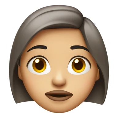 Girl with pursing  sticker