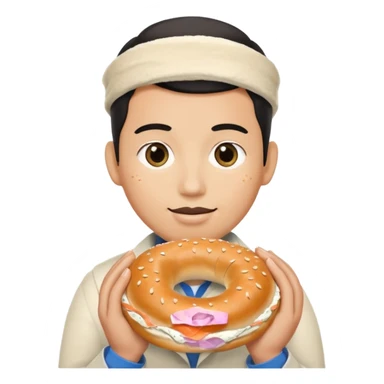 İnsan simit karışım sticker