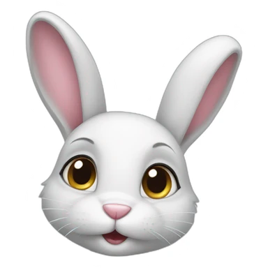 bunny rabit sticker