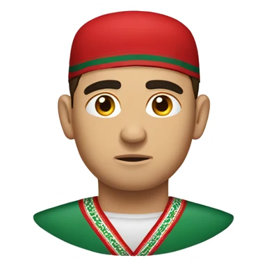 person from Tajikistan sad sticker