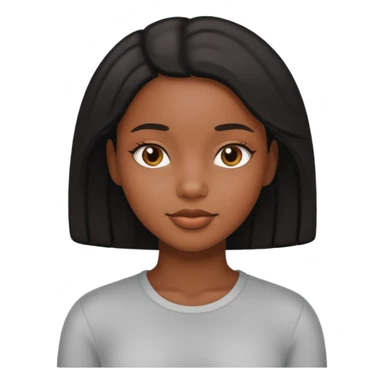 black girl relaxing sticker