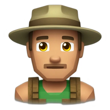 Minecraft farmer villager sticker