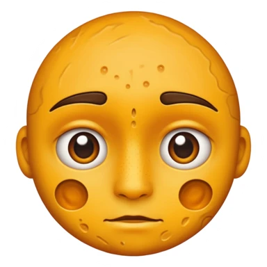 Granos en la cara  sticker