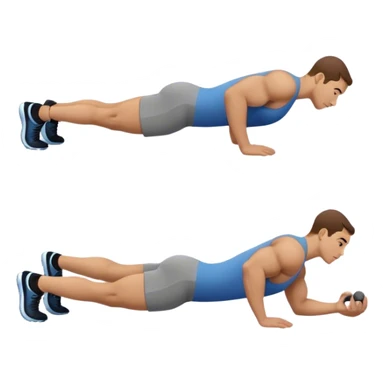 side-view man weighted glute-bridges sticker