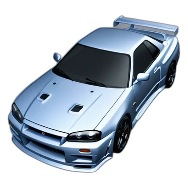 Nissan gtr skyline r34 sticker