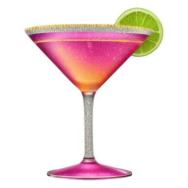 pink cosmopolitan drink sticker