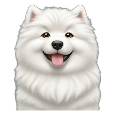 fluffy-chubby-baby-samoyed sticker