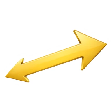 A simple yellow skinny (#EBAA3C) arrow pointing to the right sticker