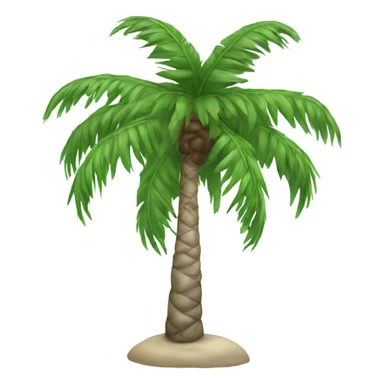 white palm tree sticker