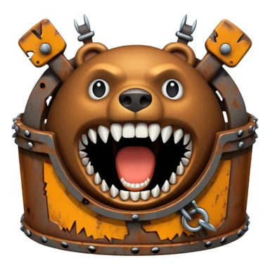 Bear trap sticker