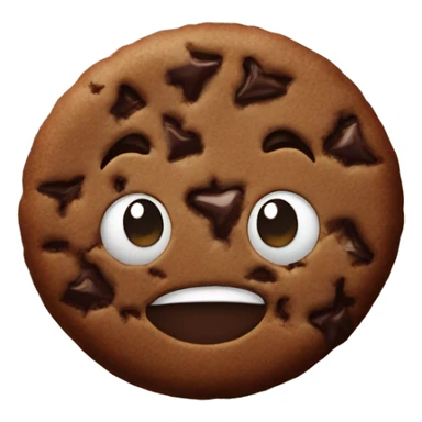 A chocolate cookie  sticker