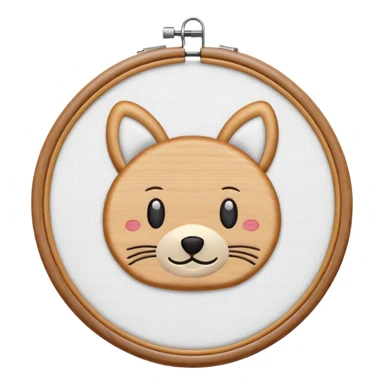 embroidery hoop sticker