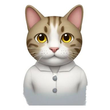 Cat  Dr strain  sticker