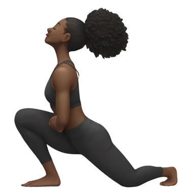 Fit women with white skin doing crow pose  sticker