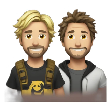 Forsen and Xqc sticker