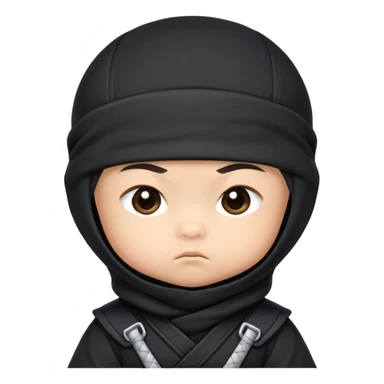 Baby ninja sticker