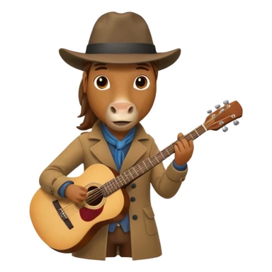 horse Musician sticker