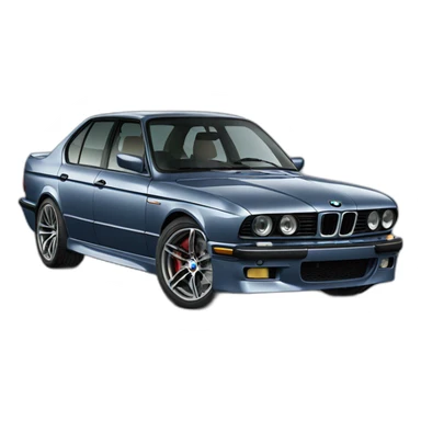 bmw m5 with albanian sticker