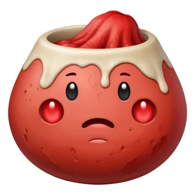 red lump in vessel sticker