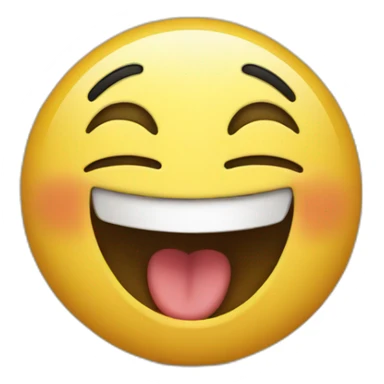 laughing emoji pointing at me sticker