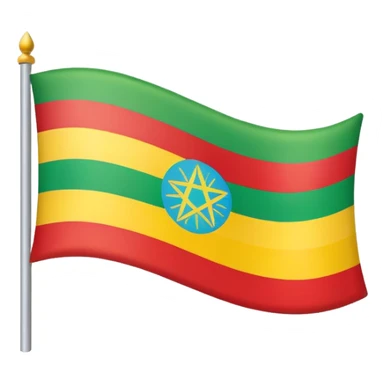etiopien flag sticker