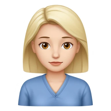 woman patient casual cloth sticker