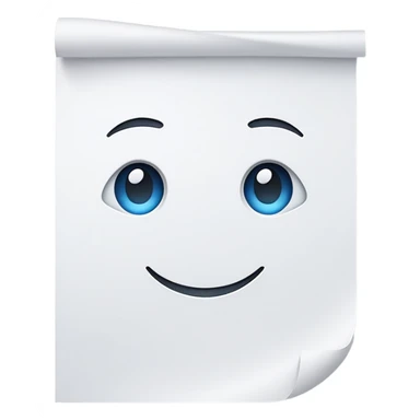 A4 paper sheet sticker