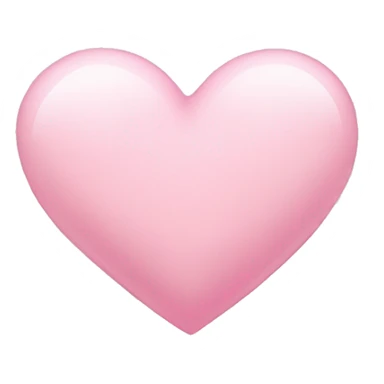 Light pink heart sticker