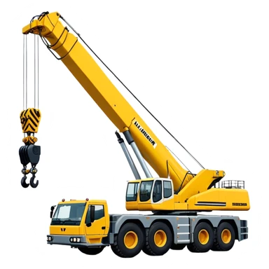 Crane - Liebherr LTM 1200-5.1 (Model Year: 2022) (Iconic colour: Yellow) sticker