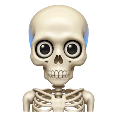 Shocked Skelton sticker