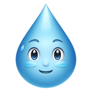 a drop without face sticker