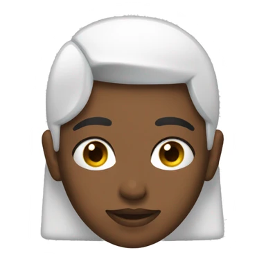 Plucking eyebrows sticker