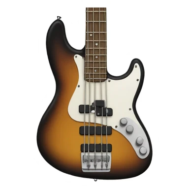 bass guitar sticker