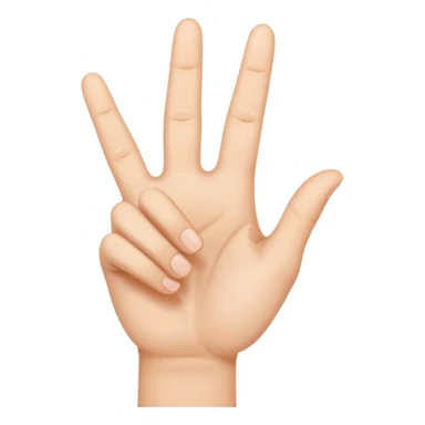 Yvl hand sign sticker