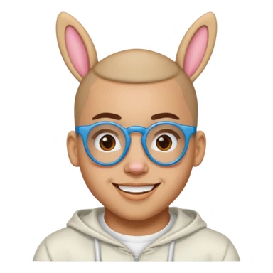 bad bunny rapper sticker