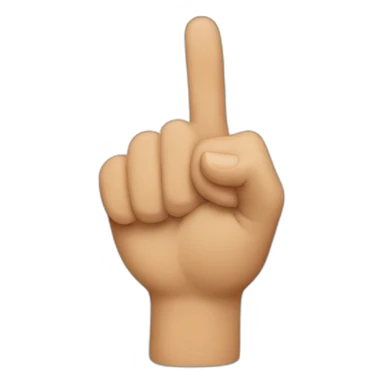 Fingershake  sticker