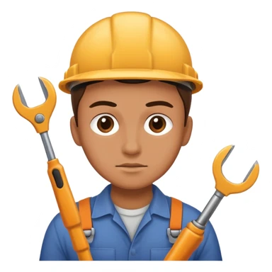 person Repairing a tool sticker