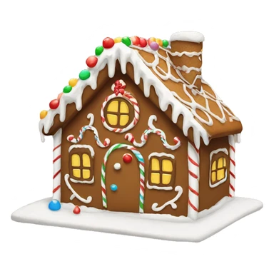 Gingerbread house sticker