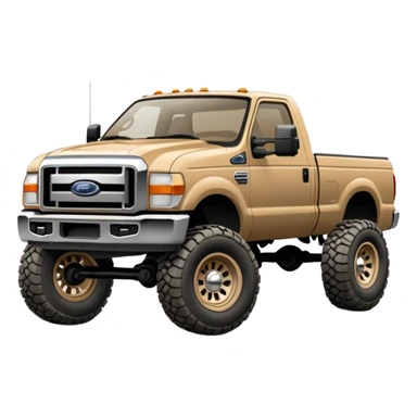 ford f250 tan sticker