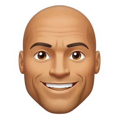 The rock wwe sticker