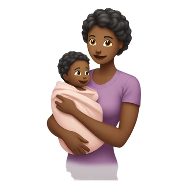 Mother and baby sticker