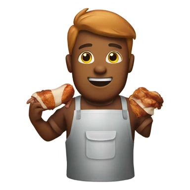 barbecue chicken  sticker