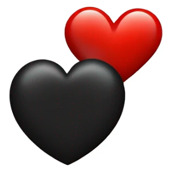 Coeur rouge avec écrit blk a l’intérieur  sticker