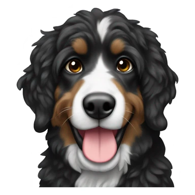 Black phantom Aussie doodle  sticker