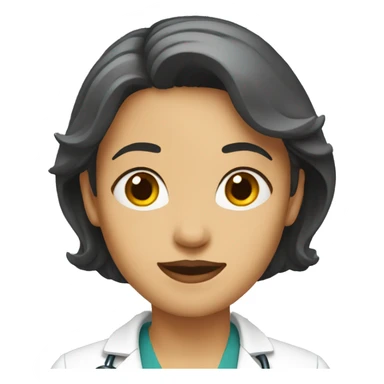 woman doctor sticker